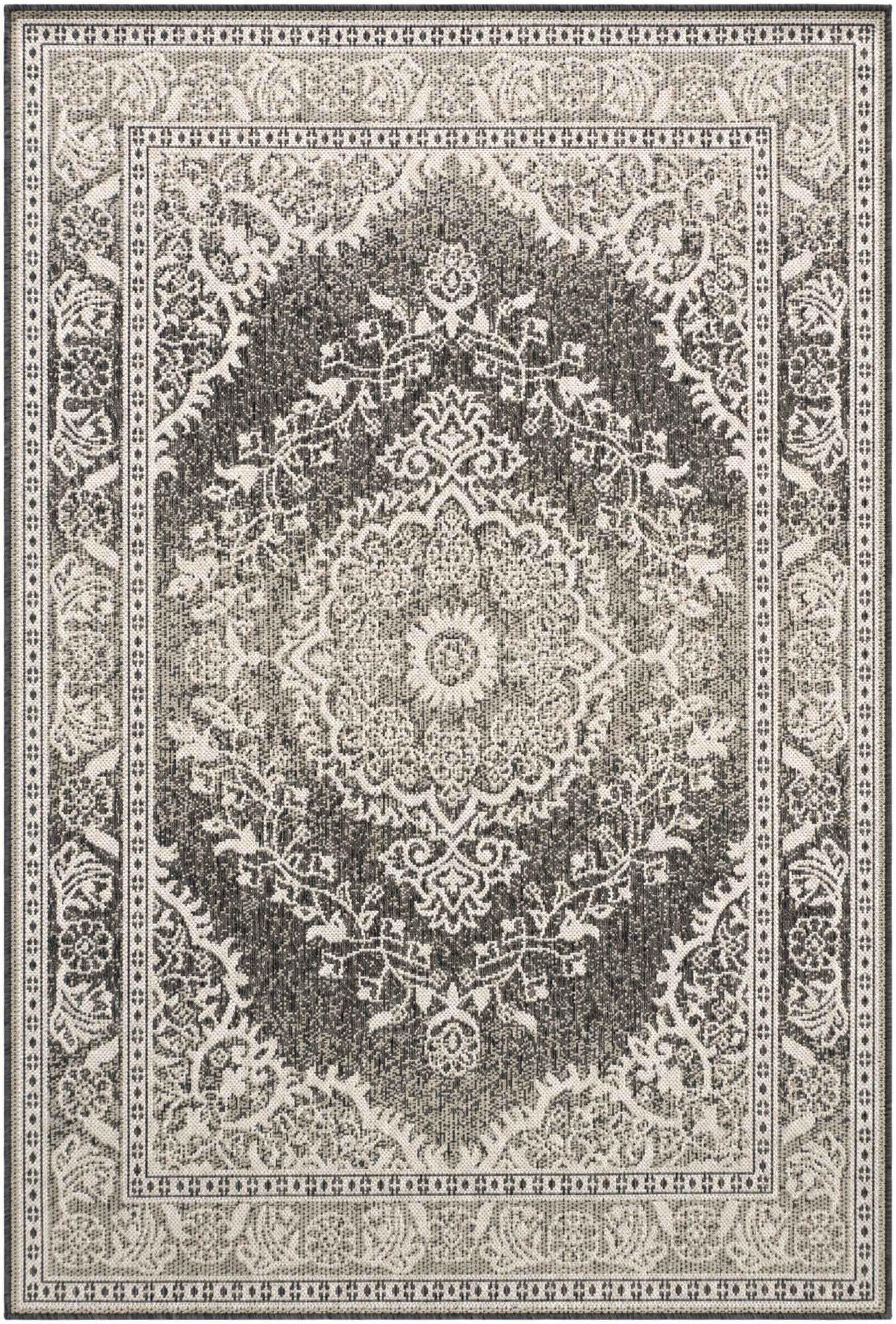 125cm x 185cm Easy-Clean Traditional Indoor / Outdoor Rug