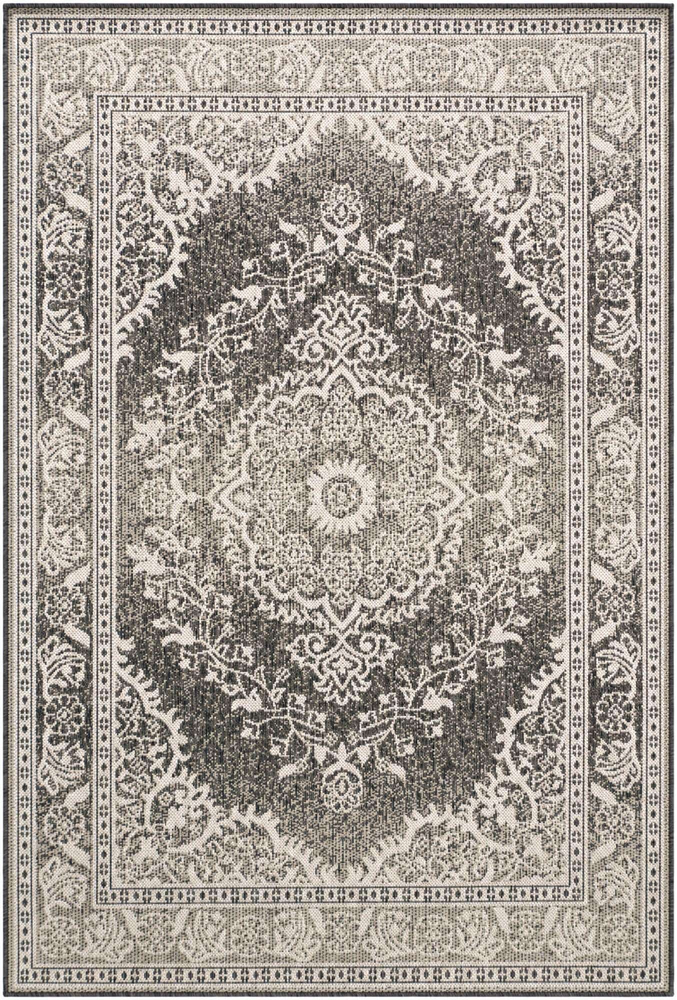 125cm x 185cm Easy-Clean Traditional Indoor / Outdoor Rug
