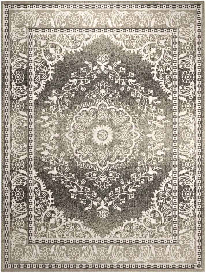 Detail image of 275cm x 365cm Easy-Clean Traditional Indoor / Outdoor Rug