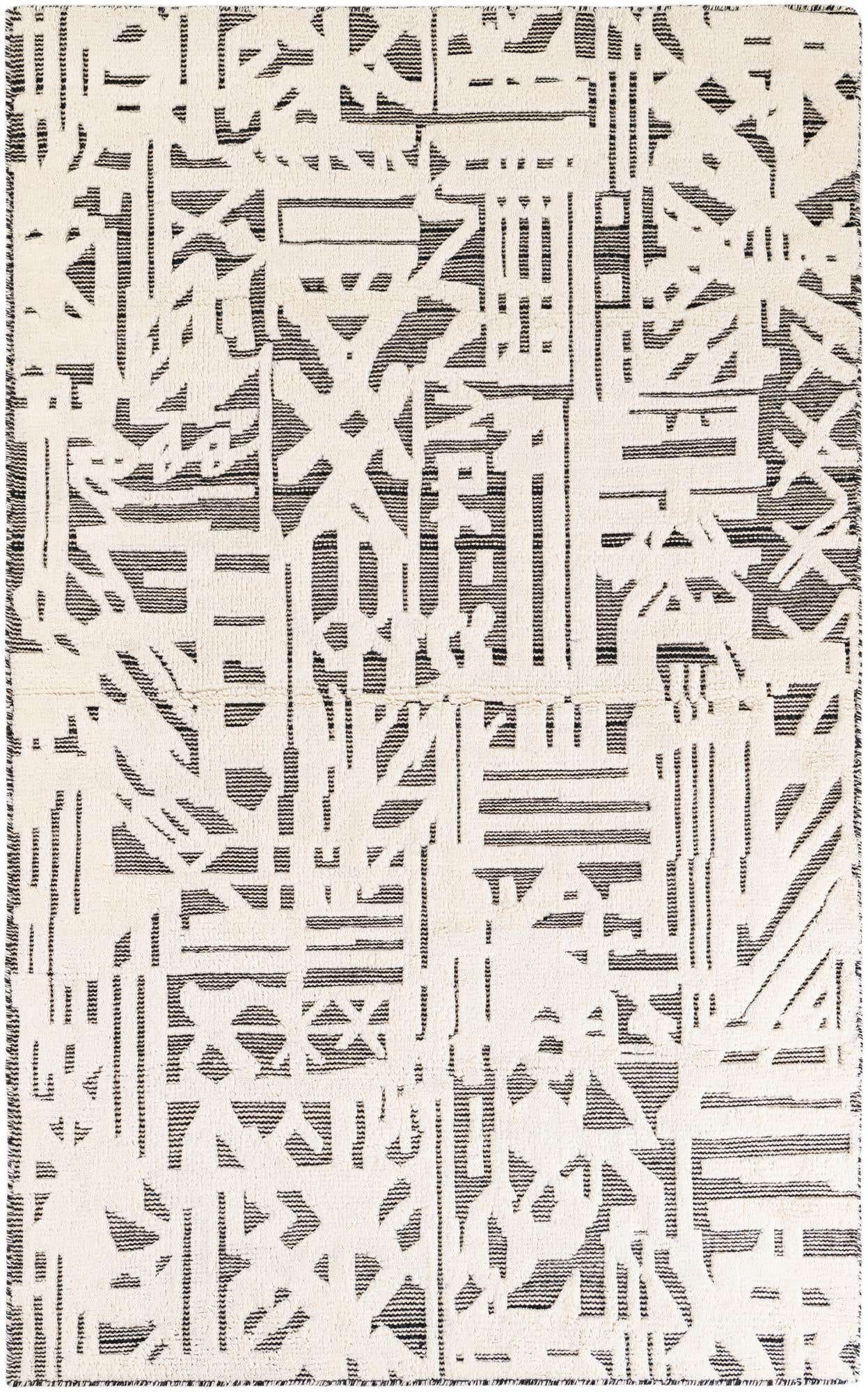 5' x 8' Hand Woven Prismatic Rug