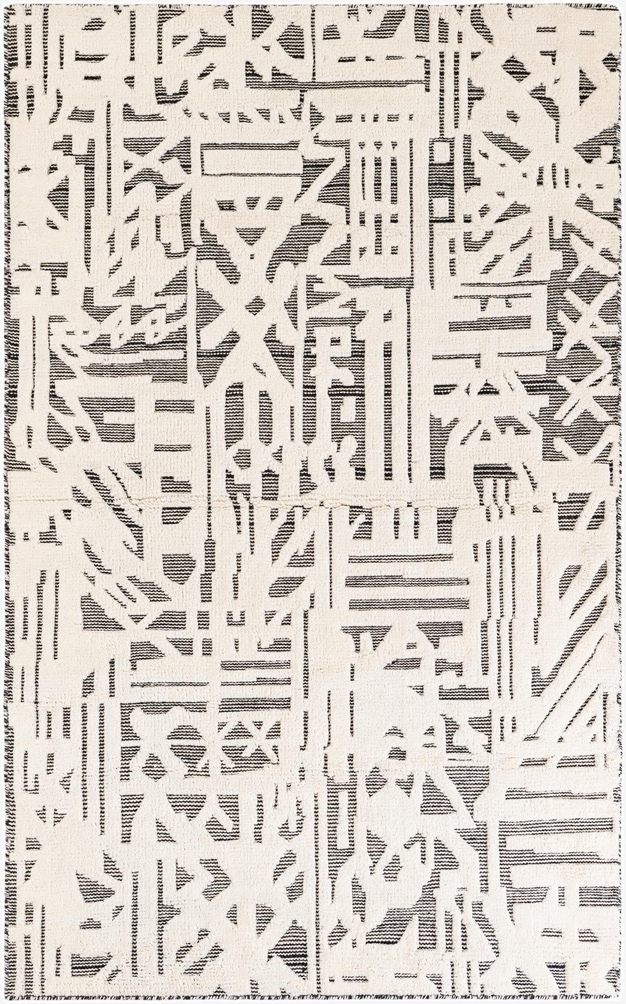 5' x 8'  Hand Woven Prismatic Rug