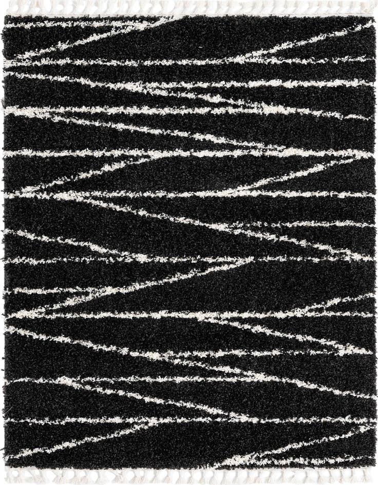 Detail image of 5' 3 x 8' Serenity Shag Rug