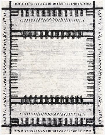 Black and White Tagine Rug