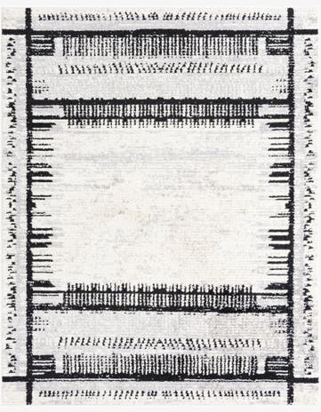 Black and White Tagine Rug