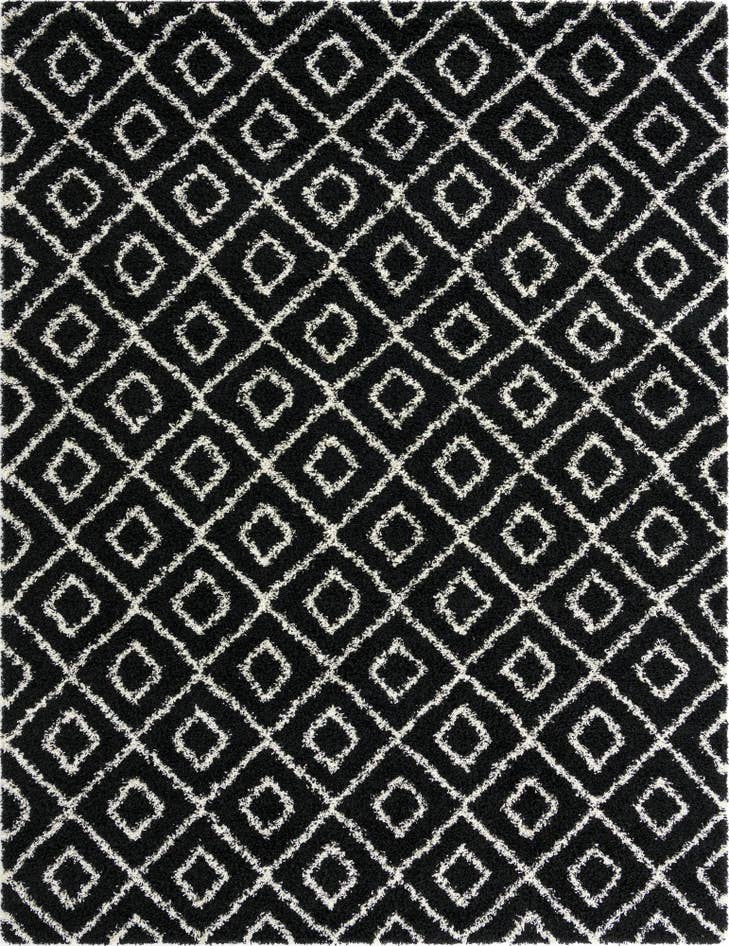 Detail image of 10' x 13' Trellis Shag Rug