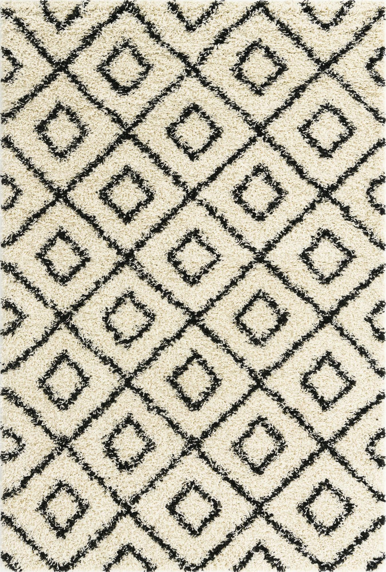 5' 3 x 8' Trellis Shag Rug