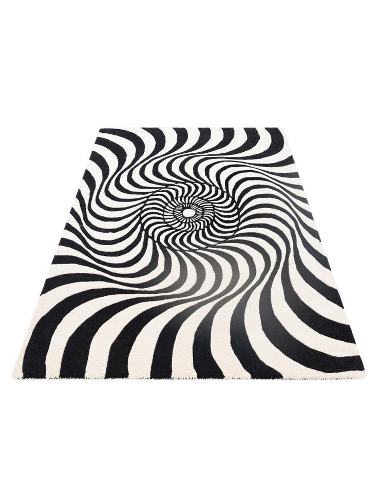 Detail image of 4' x 5' 10 Vortex Wool Rug