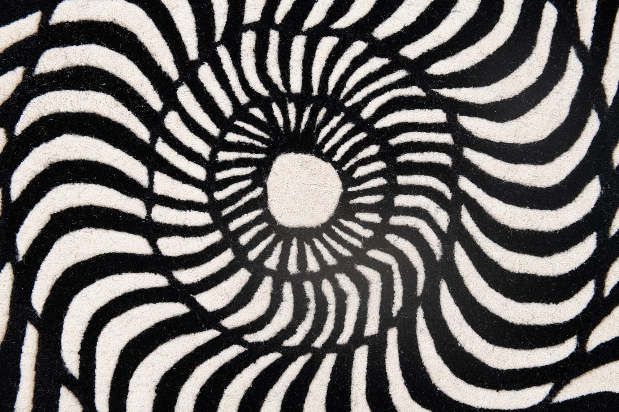 4' x 5' 10 Vortex Wool Rug