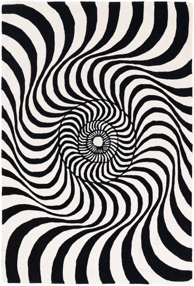 Detail image of 4' x 5' 10 Vortex Wool Rug