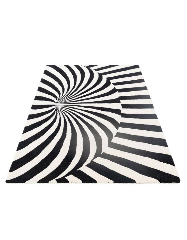 Detail image of 4' x 5' 10 Vortex Wool Rug