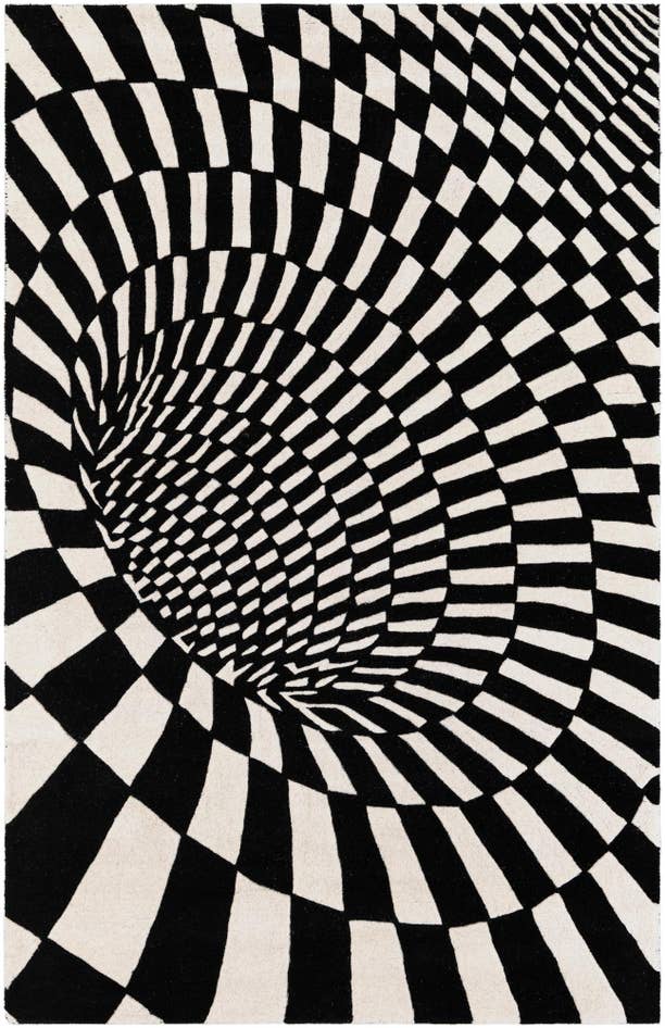 Detail image of 5' 1 x 8' Vortex Wool Rug