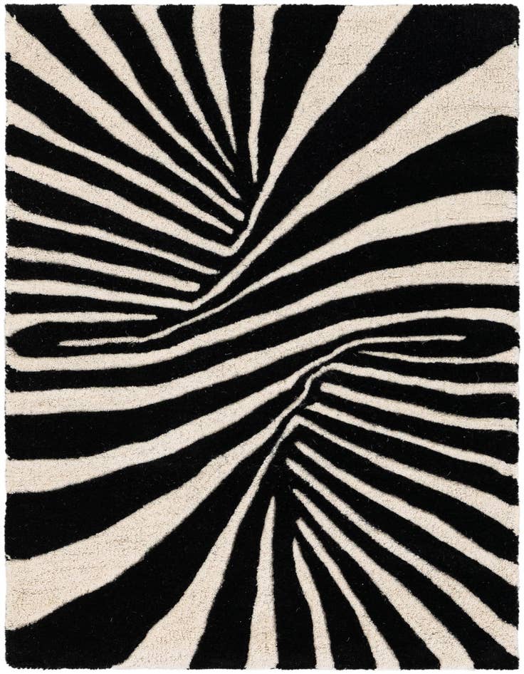 Detail image of 2' x 3' 1 Vortex Wool Rug