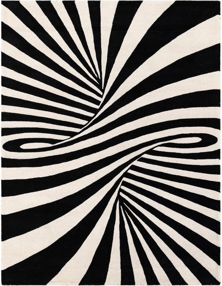 Detail image of 5' 1 x 8' Vortex Wool Rug