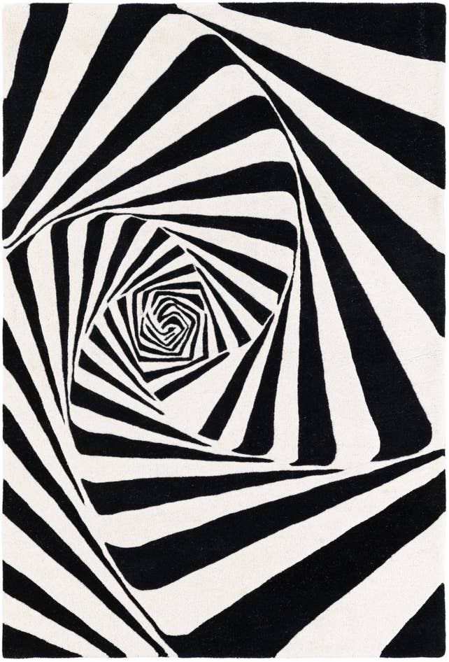 Detail image of 4' 1 x 6' 1 Vortex Wool Rug
