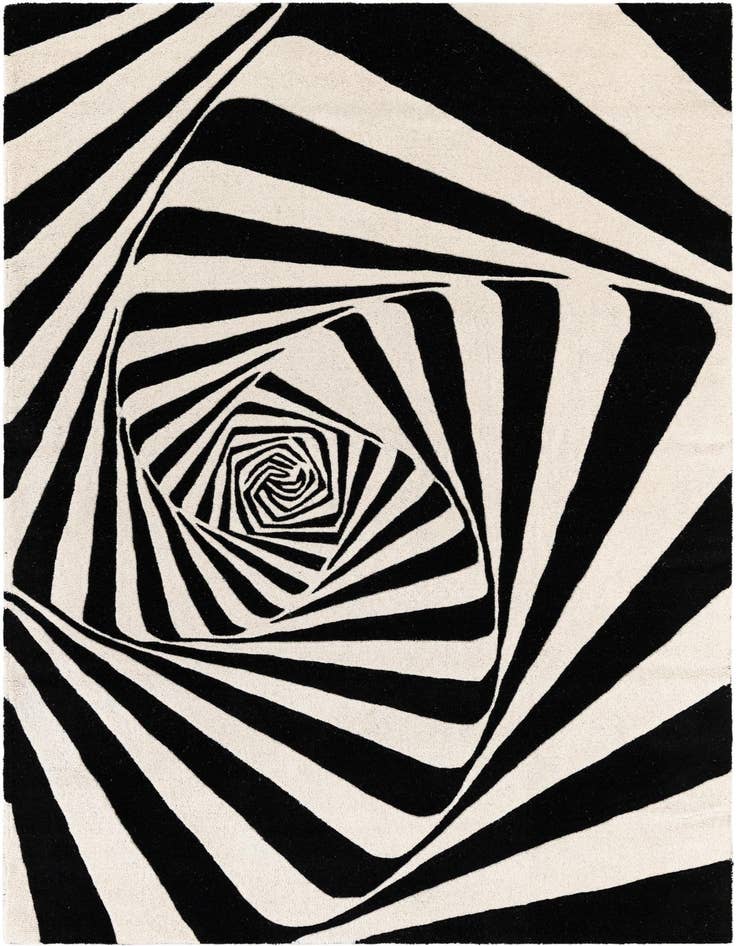 Detail image of 5' 1 x 8' Vortex Wool Rug