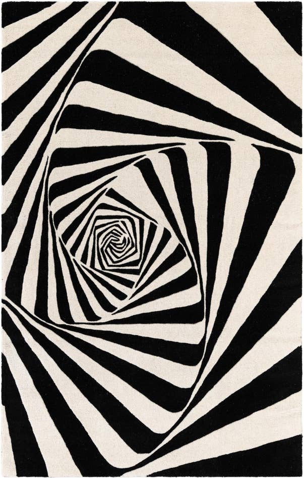 Detail image of 5' 1 x 8' Vortex Wool Rug