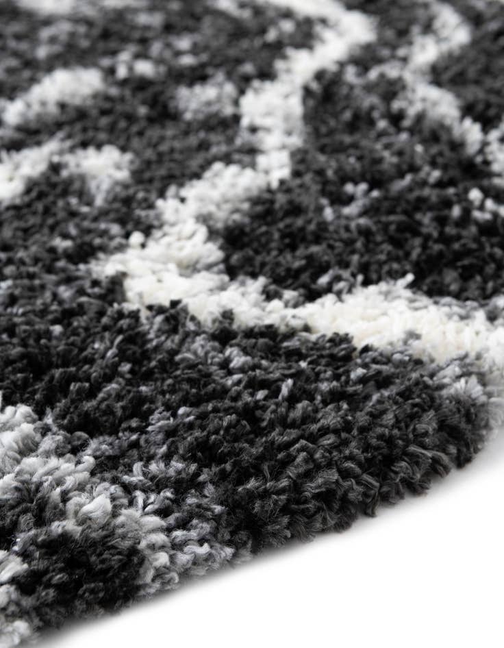 Detail image of 160cm x 160cm Lagom Shag Round Rug