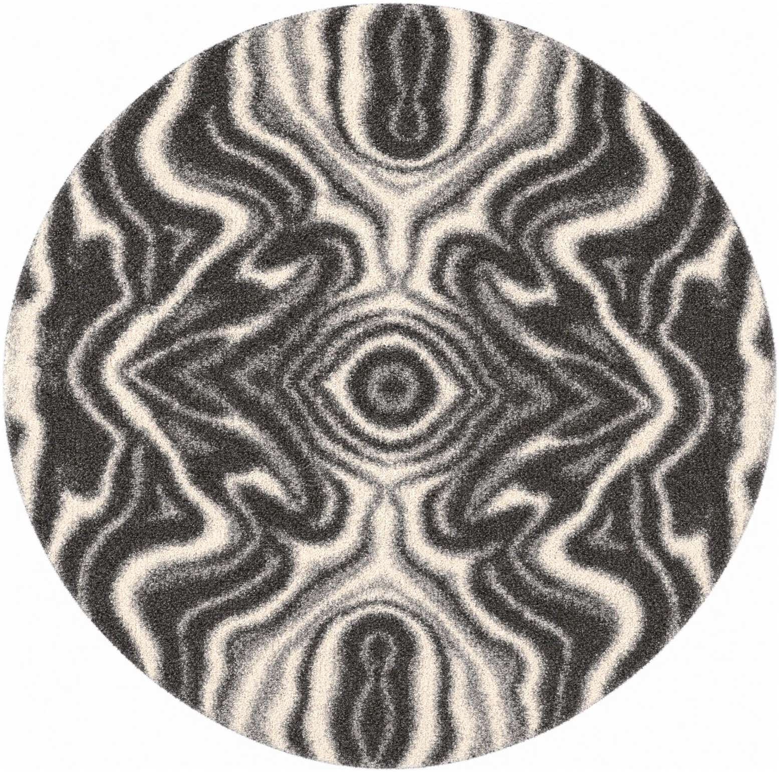 8' x 8' Athena Shag Round Rug