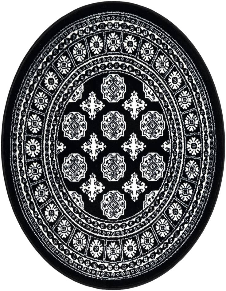 Detail image of 3' x 3' Bokhara Round Rug