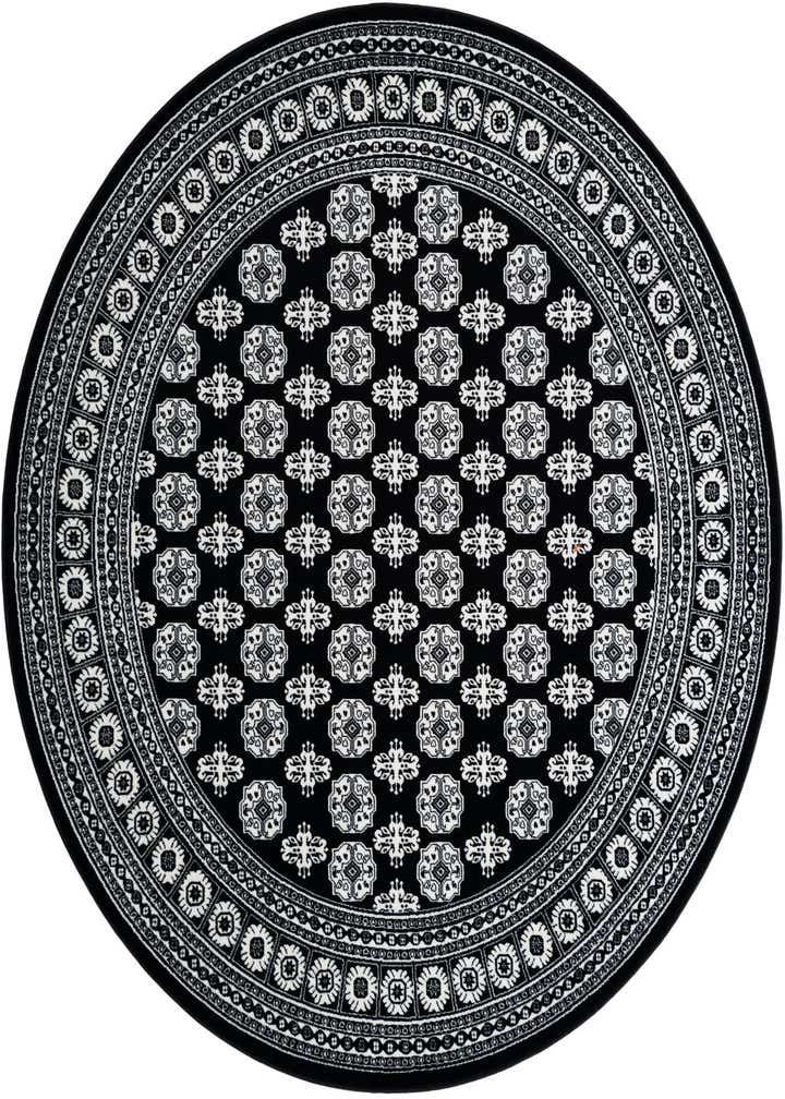 7' 10 x 7' 10 Bokhara Round Rug