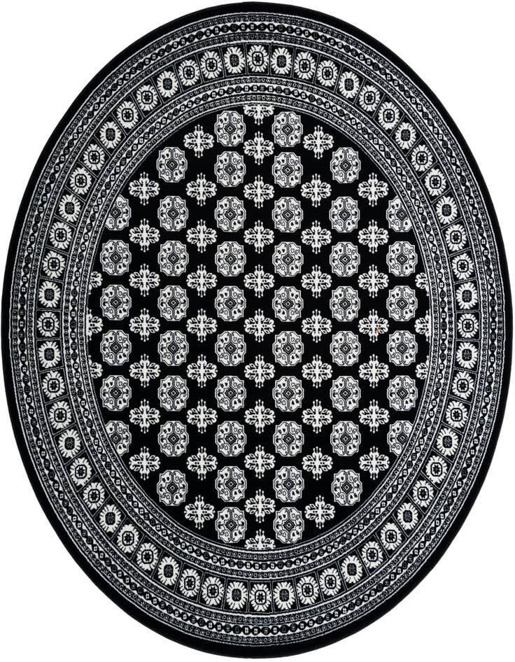 Detail image of 7' 10 x 7' 10 Bokhara Round Rug