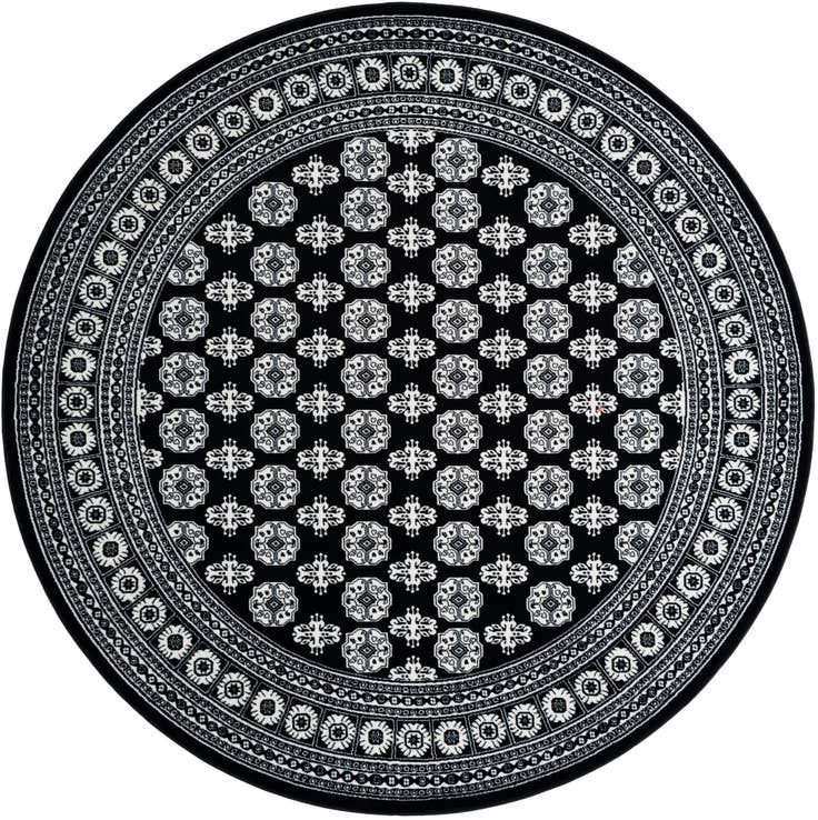 Detail image of 7' 10 x 7' 10 Bokhara Round Rug