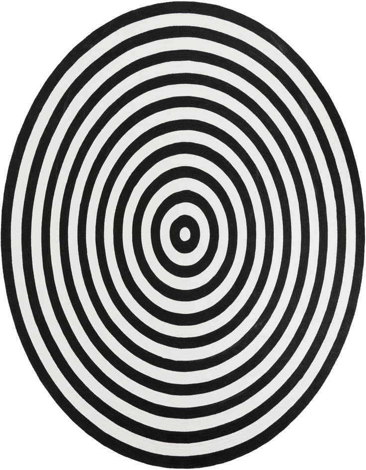 Detail image of 10' x 10' Easy-Clean Eco Verse Washable Indoor / Outdoor Round Rug