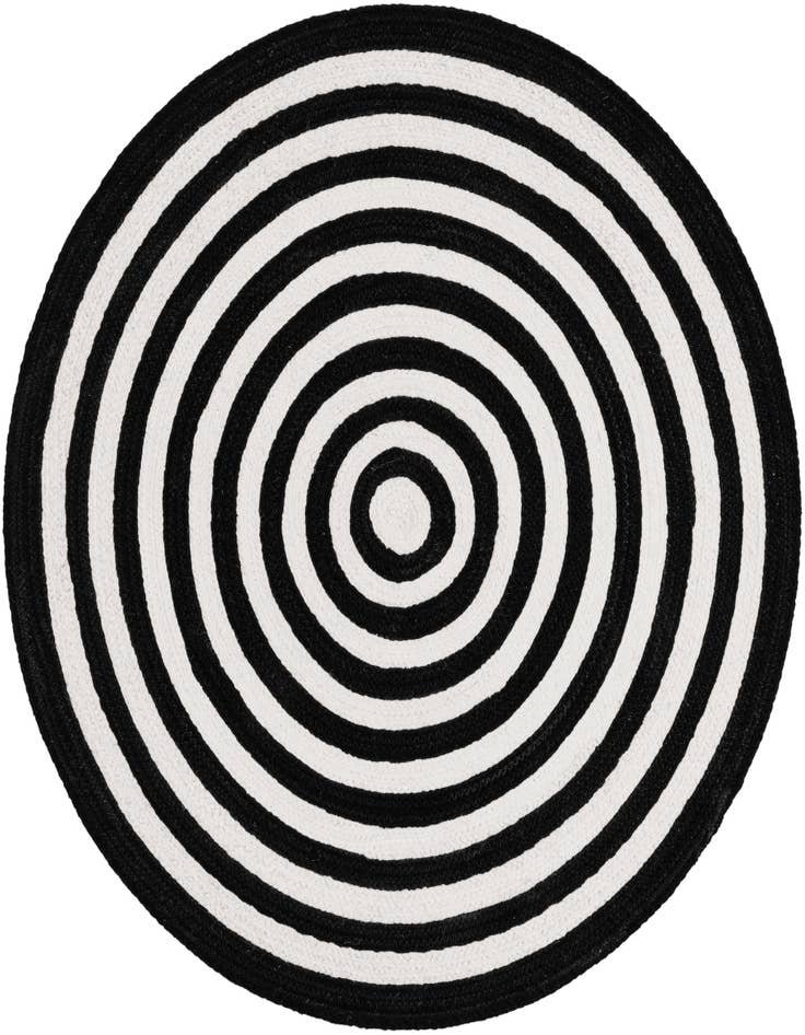 Detail image of 3' 3 x 3' 3 Easy-Clean Eco Verse Washable Indoor / Outdoor Round Rug