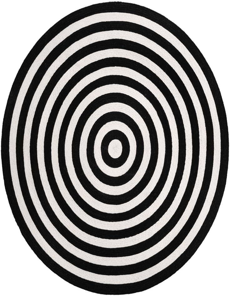 Detail image of 5' 3 x 5' 3 Easy-Clean Eco Verse Washable Indoor / Outdoor Round Rug