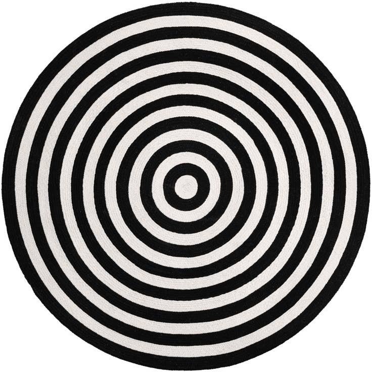 Detail image of 5' 3 x 5' 3 Easy-Clean Eco Verse Washable Indoor / Outdoor Round Rug