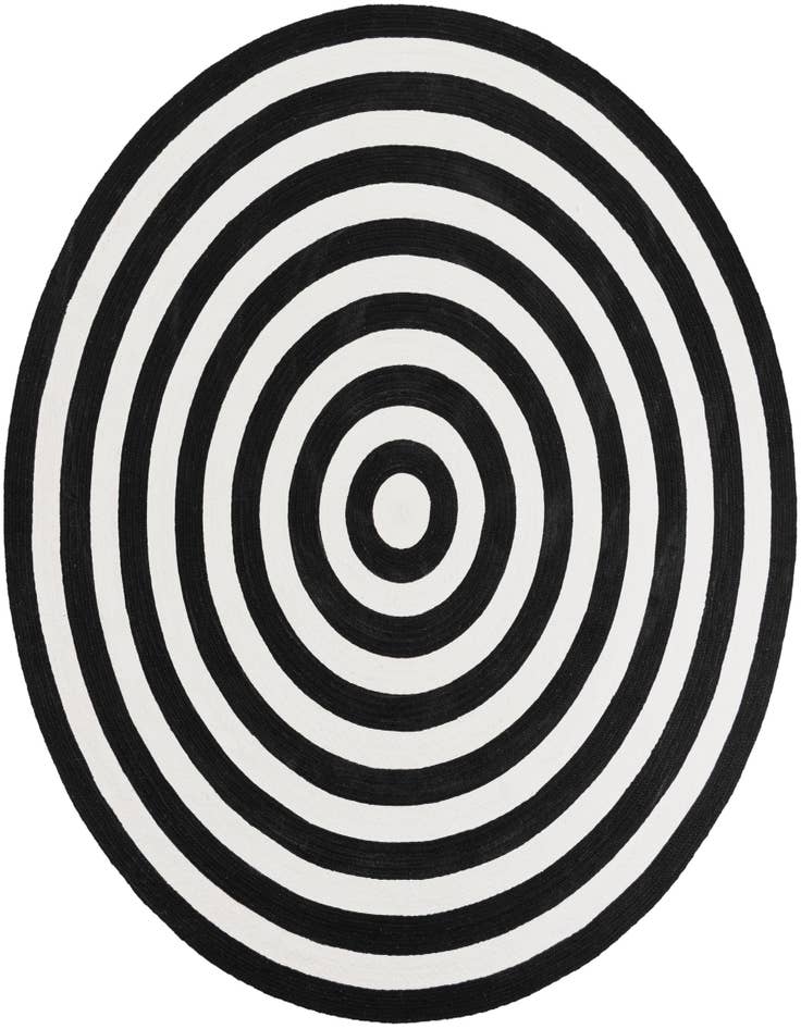 Detail image of 7' 10 x 7' 10 Easy-Clean Eco Verse Washable Indoor / Outdoor Round Rug