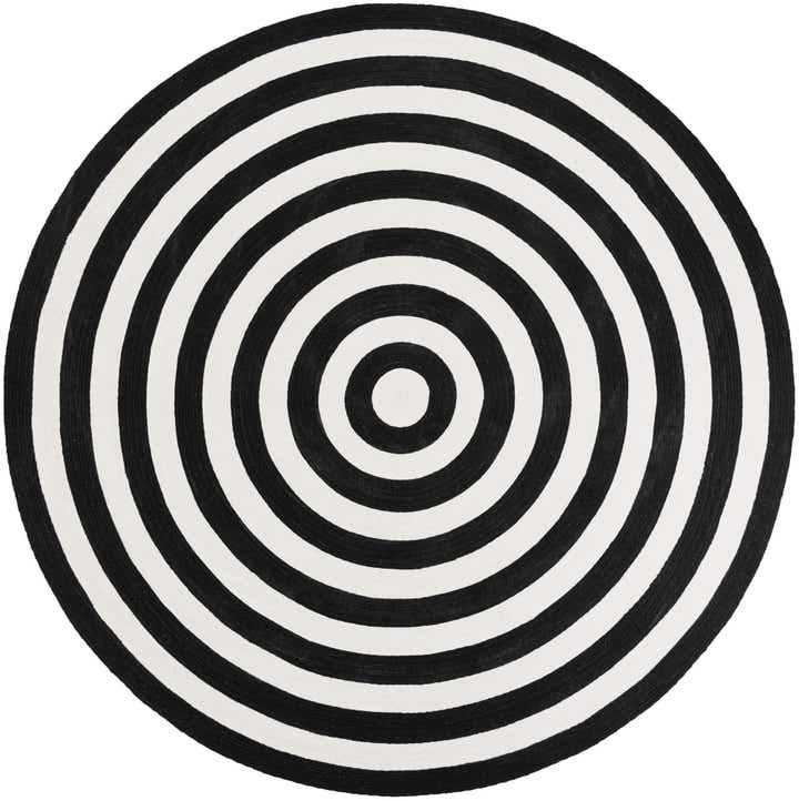 7' 10 x 7' 10 Easy-Clean Eco Verse Washable Indoor / Outdoor Round Rug