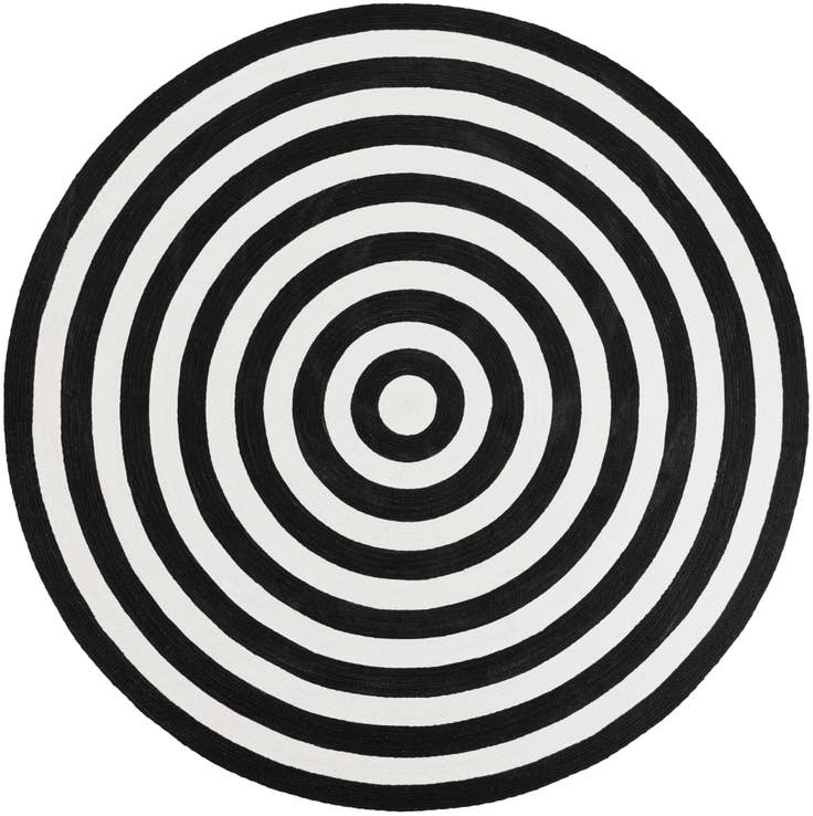 Detail image of 7' 10 x 7' 10 Easy-Clean Eco Verse Washable Indoor / Outdoor Round Rug