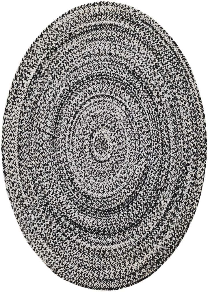 3' 3 x 3' 3 Easy-Clean Eco Verse Washable Indoor / Outdoor Round Rug