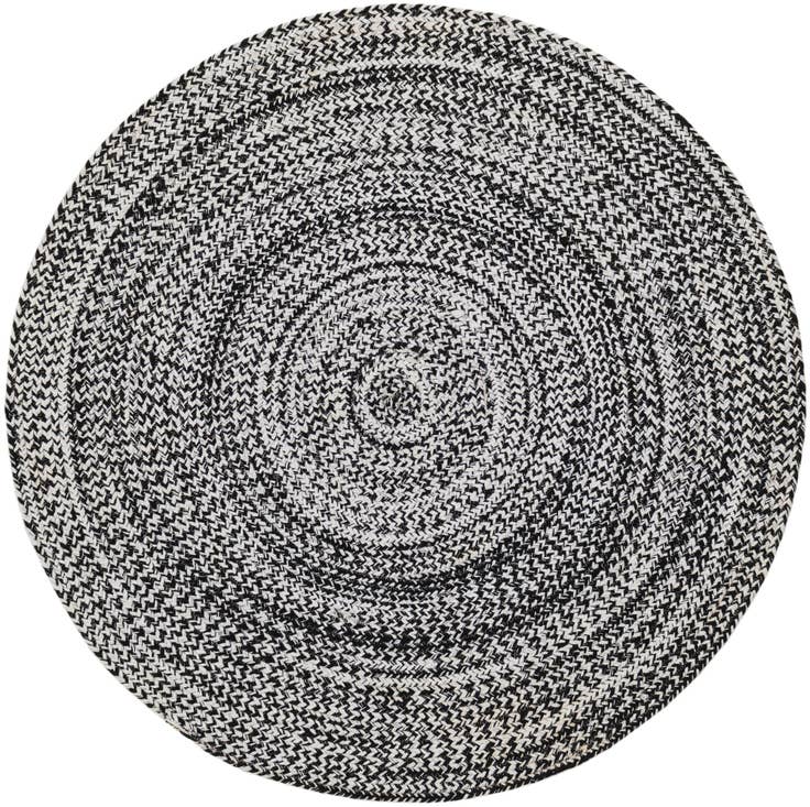 Detail image of 3' 3 x 3' 3 Easy-Clean Eco Verse Washable Indoor / Outdoor Round Rug