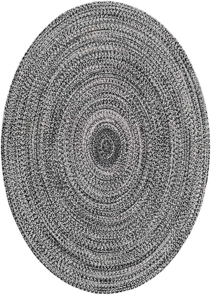 5' 3 x 5' 3 Easy-Clean Eco Verse Washable Indoor / Outdoor Round Rug