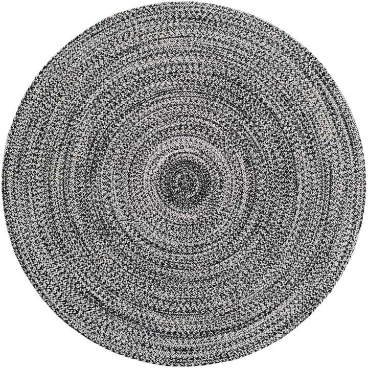 5' 3 x 5' 3 Easy-Clean Eco Verse Washable Indoor / Outdoor Round Rug