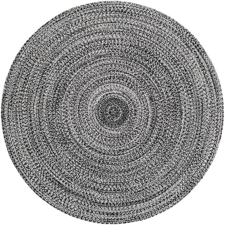 Detail image of 5' 3 x 5' 3 Easy-Clean Eco Verse Washable Indoor / Outdoor Round Rug