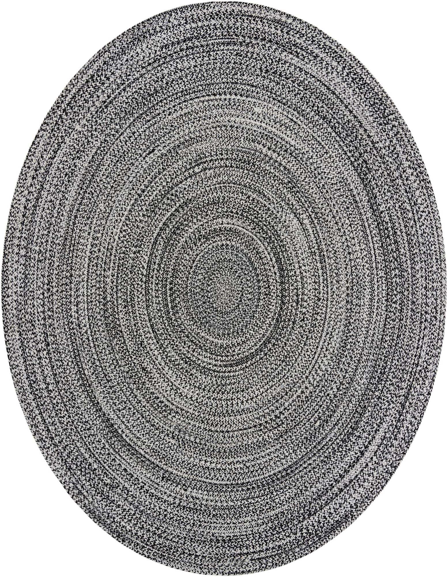 7' 10 x 7' 10 Easy-Clean Eco Verse Washable Indoor / Outdoor Round Rug
