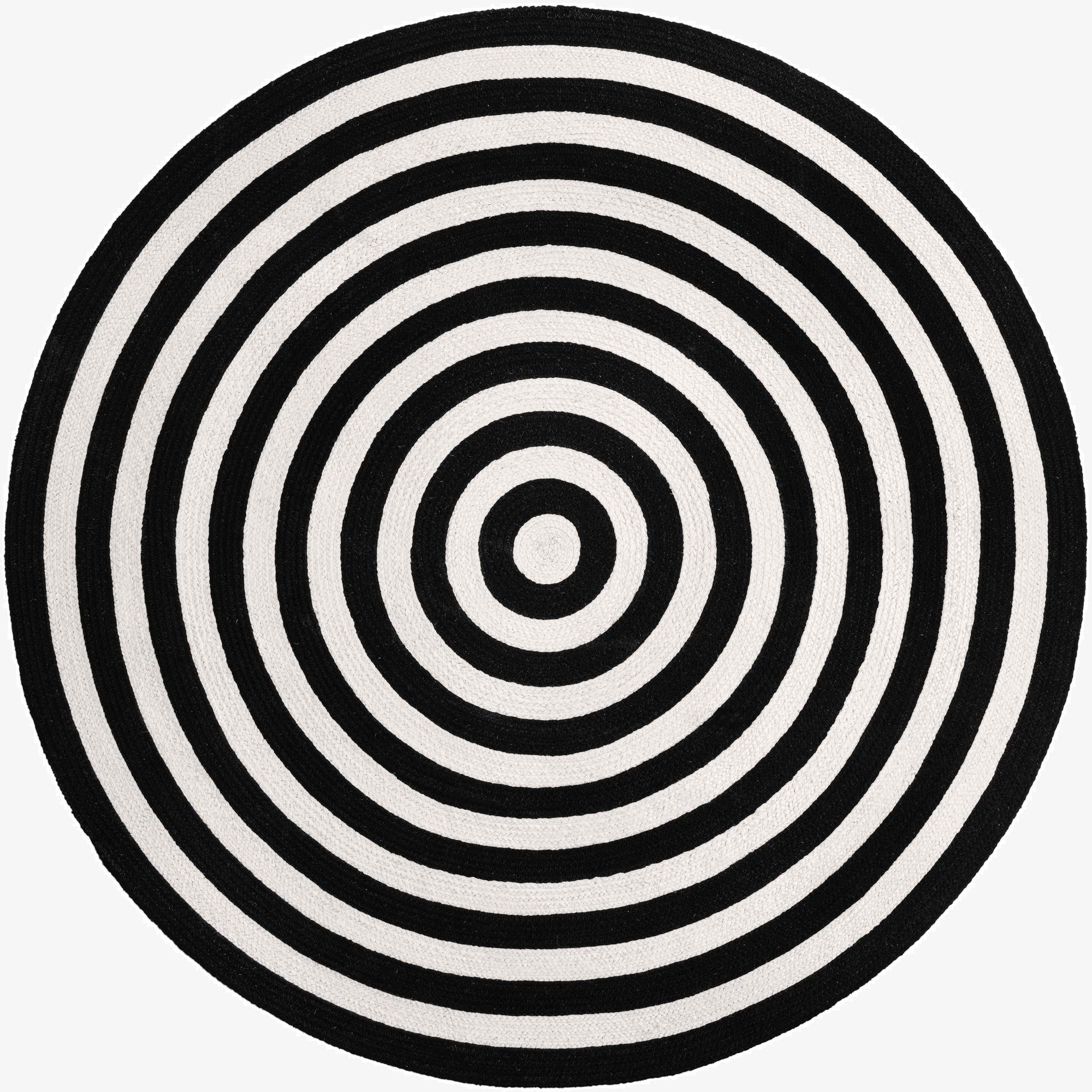 5' 3 x 5' 3  Hand Woven Eco Verse   Washable Indoor / Outdoor Round Rug