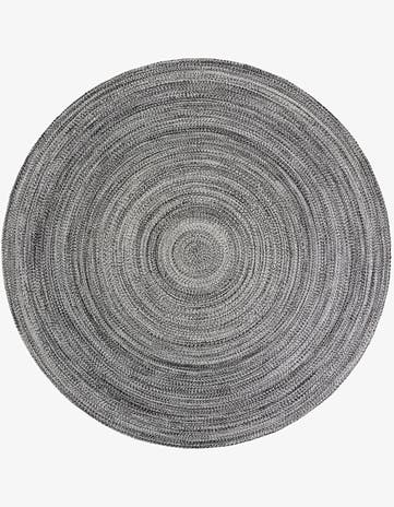 10' x 10' Easy-Clean Eco Verse Washable Indoor / Outdoor Round Rug
