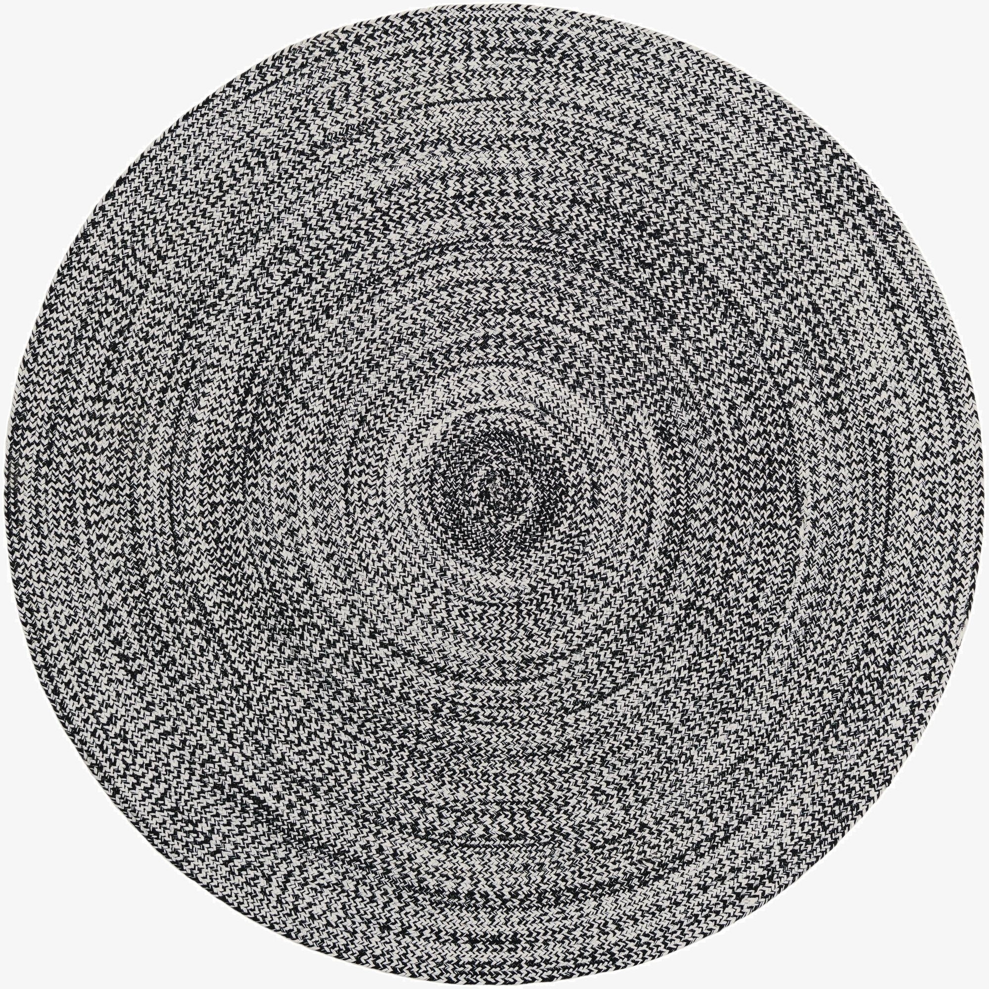 5' 3 x 5' 3  Hand Woven Eco Verse   Washable Indoor / Outdoor Round Rug