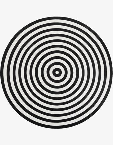 10' x 10' Easy-Clean Eco Verse Washable Indoor / Outdoor Round Rug