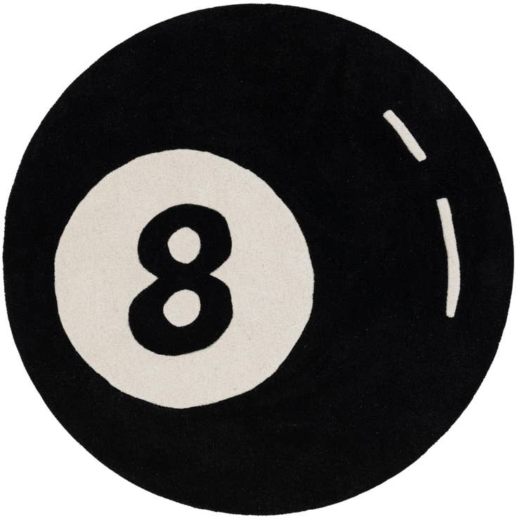 Detail image of 4' 1 x 4' 1 Hand Tufted Wool Round Rug