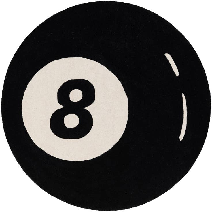 Detail image of 5' 1 x 5' 1 Hand Tufted Wool Round Rug