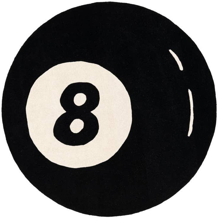 Detail image of 6' 1 x 6' 1 Hand Tufted Wool Round Rug