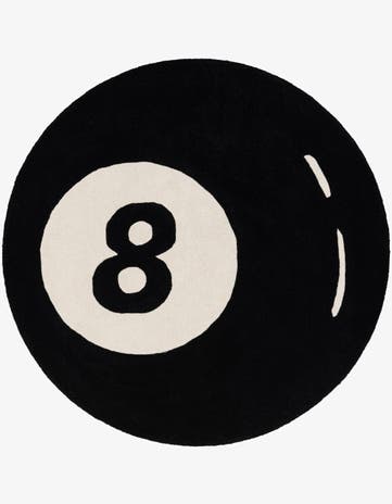 5' 1 x 5' 1 Hand Tufted Wool Round Rug