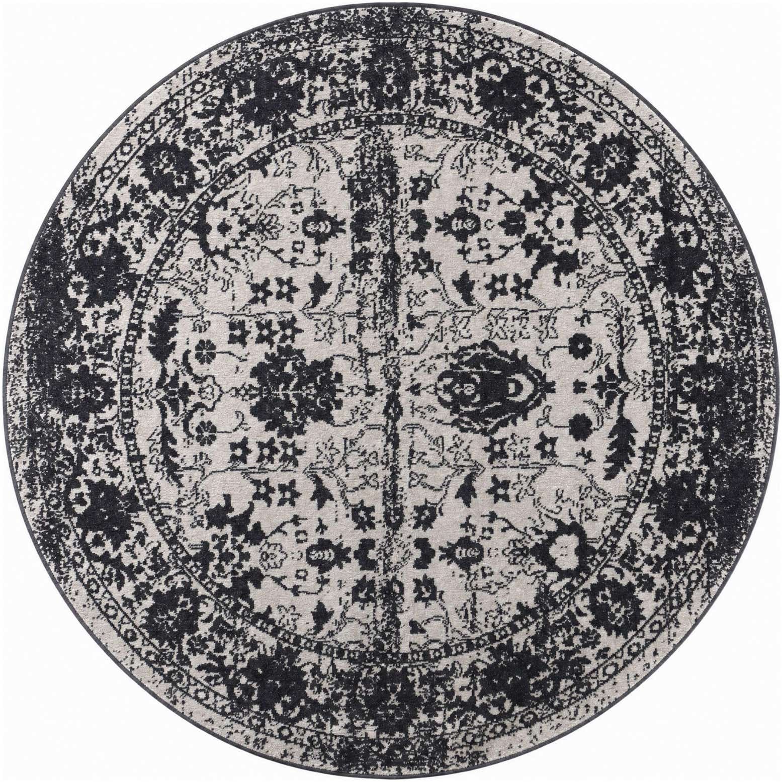 5' 3 x 5' 3 Kamala Washable Round Rug
