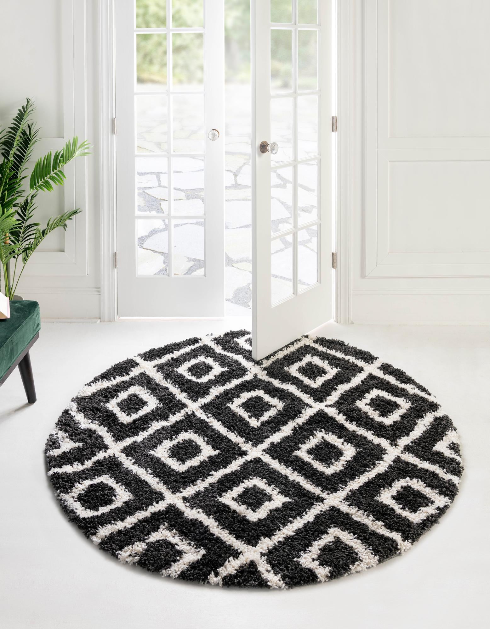 Primary image 3' 3 x 3' 3 Lagom Shag Round Rug