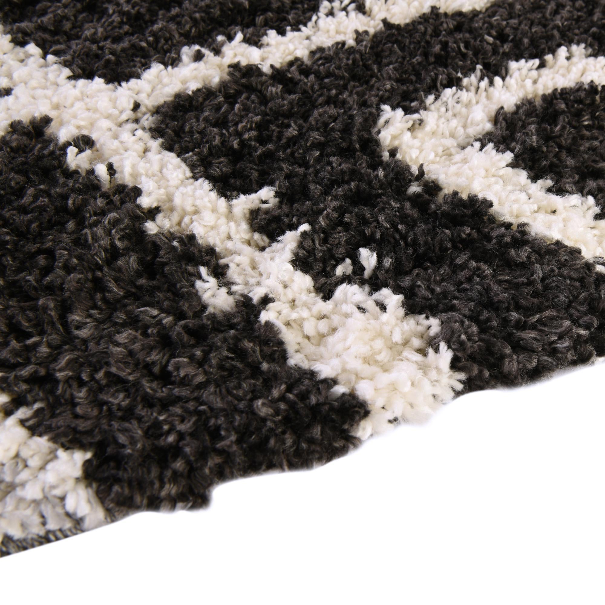 3' 3 x 3' 3 Lagom Shag Round Rug